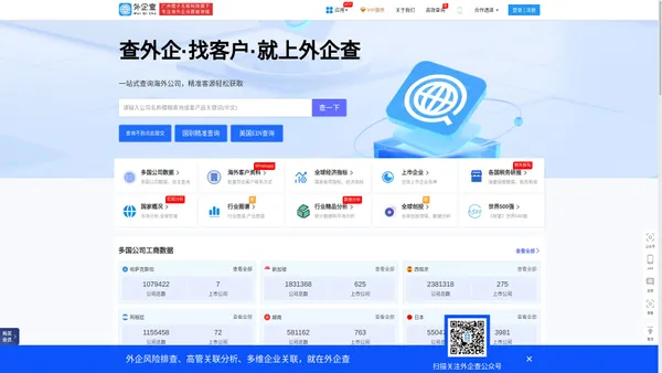 外企查-海外商业查询平台_外企查海外站_企业信息查询_公司查询_工商查询_企业信用信息系统