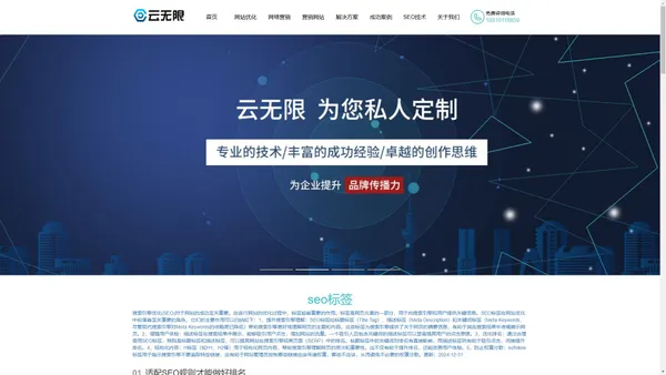 SEO网站优化_百度seo优化_谷歌优化_搜索引擎关键词优化_云无限