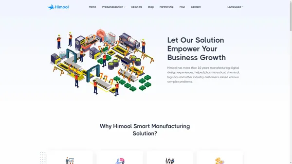 Himool - Smart Manufacturing Execution MES|Warehouse Management WMS|Warehouse Control WCS|Internet of Things IoT|AI Solution|Energy Management EMS