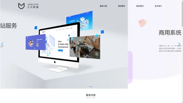 几只野猫|专注网站APP商用系统开发