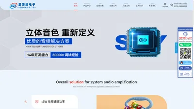 思泽远电子首页-音频功放芯片_音频功率放大器IC厂家-深圳市思泽远电子有限公司