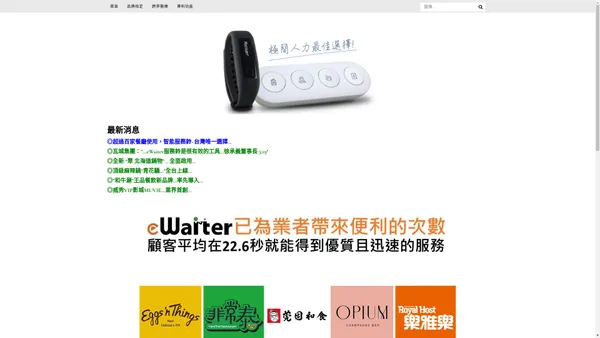 極簡人力最佳方案 eWaiter