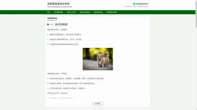 深圳训犬基地_深圳上门训犬 训犬师培训_深圳帮宠堂训犬学校