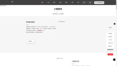 大腕互联官网-深圳企业网站建设开发公司|专业网站网页设计制作|手机网站建设|响应式网站建设|高端品牌网站定制价格费用