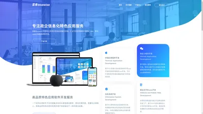 
        蓝睿Bluewise» 政企信息化特色应用服务商    