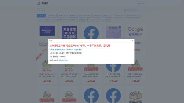 首页 | Facebook广告号-Facebook广告bm-FB广告户-跨境号