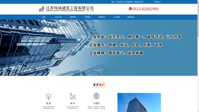 江苏伟瑞建筑工程有限公司_南通市优秀建筑企业