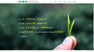 安吉白茶网 安吉县玉在璞白茶场 安吉白茶 黄金芽系列 安吉特产