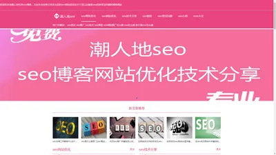 东莞seo博客-seo优化网站技术分享「干货大全」-潮人地seo