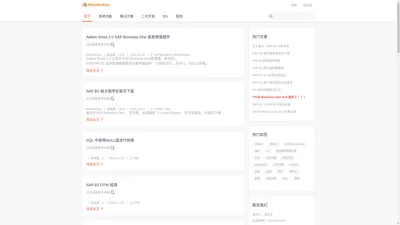 BlenderKou|SAPBusinessOneERP和SQL学习过程分享-首页-