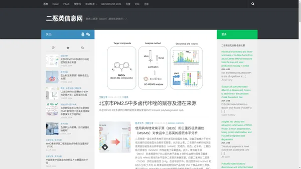 二恶英信息网-聚焦二噁英（Dioxin）相关信息资讯 ：）