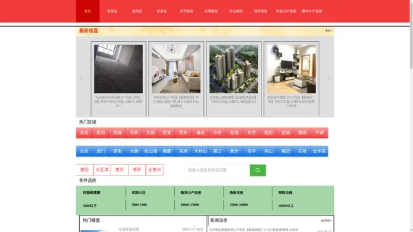 深圳小产权房_东莞小产权房|集体红本房最新楼盘价格