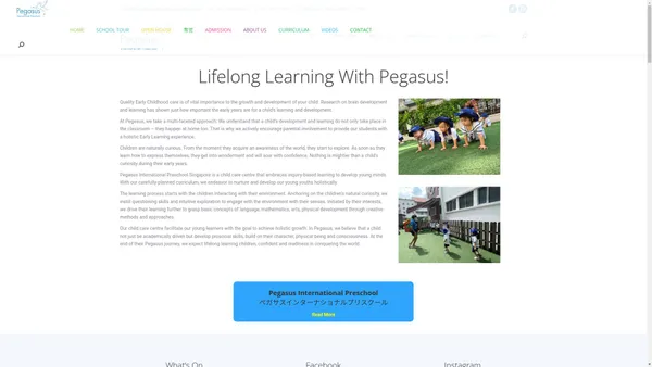 #1 Best International Preschools in Singapore | Pegasus 派格斯国际幼儿园