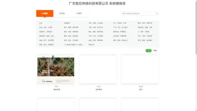 广东智应网络科技有限公司 系统模板库