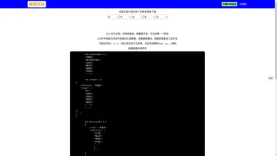 中国五级行政区划下拉菜单模块下载html、css、js源码下载