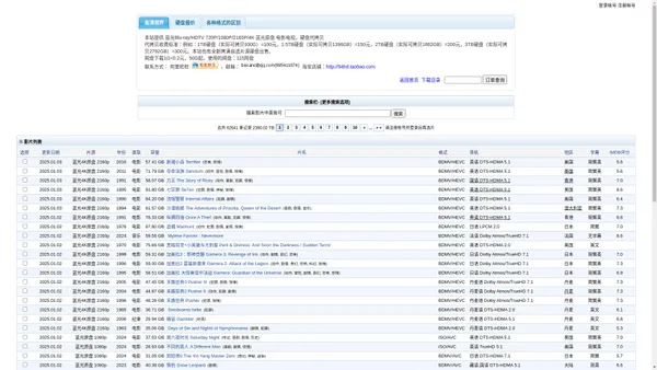 高清视界 - 高清电影片源 硬盘代拷贝 网盘下载