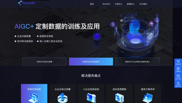 翔云合创科技-iSceneAI-AIGC+定制化服务 数字人，虚拟人，AIGC+定制化服务