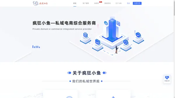 疯狂小鱼 - 私域电商综合服务平台