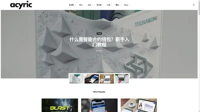 Acyric Blog | 实用 SEO 技能 | 建站知识 | 趋势 | 阅读