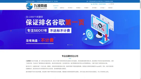 google优化，谷歌优化，谷歌推广，谷歌关键词优化，google关键词优化公司哪家好 - 九凌网络