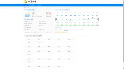 宁夏实时24小时,明天,7天,10天,15天,历史气温,未来一周天气预报查询_宁夏天气