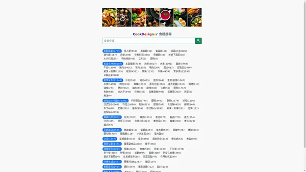 CookDesigner 食譜平台 - 60,000+ 篇免費食譜，方便搵出家常食譜!