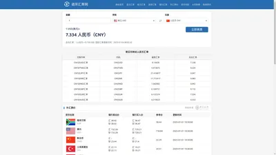 最新外汇牌价 外汇实时汇率查询_逍宗汇率网