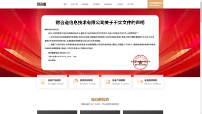 财咨道信息技术有限公司