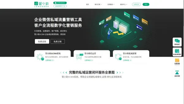 管小助企业微信私域流量营销工具_私域流量运营管理工具_成都新点击科技有限公司