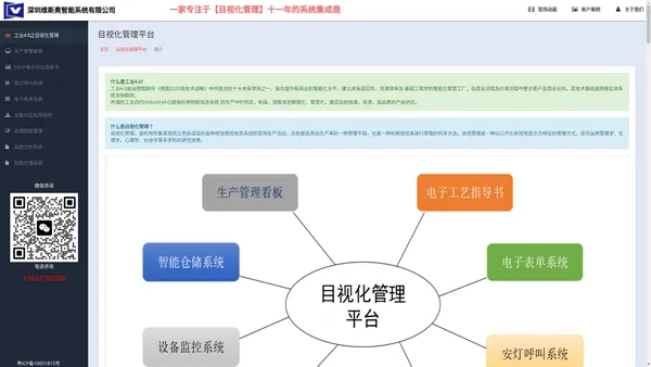 Visualsys Platform 目视化管理平台