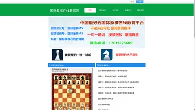 国际象棋在线教育网