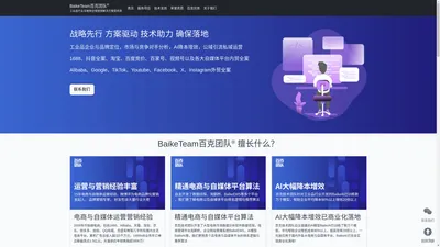 BaikeTeam百克团队 - 工业品行业互联网全域营销解决方案提供商