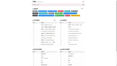 下歌吧 - 全网音乐 高品质MP3 无损flac 在线免费下载 免费播放