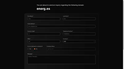 出售报价： energ.es