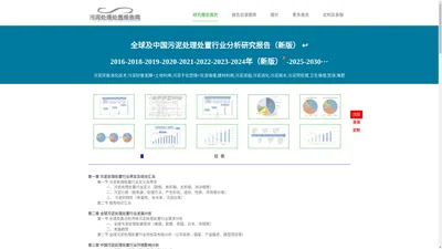 ★ 污泥处理处置报告网_污泥行业市场报告_产业链分析研究 ♻