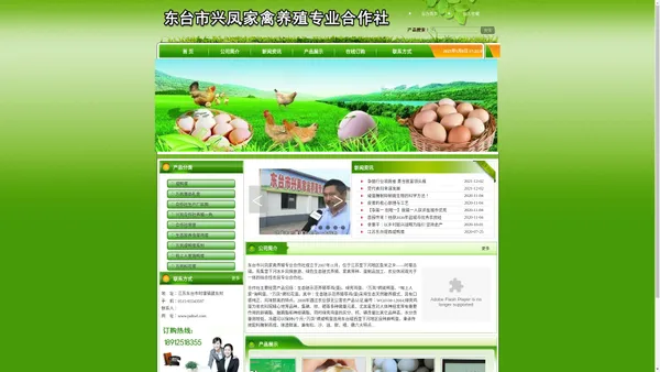 东台兴凤家禽养殖专业合作社_首家通过蛋制品深加工的合作社