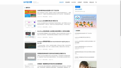 WP站长圈-WordPress主题插件,建站教程,SEO优化学习分享