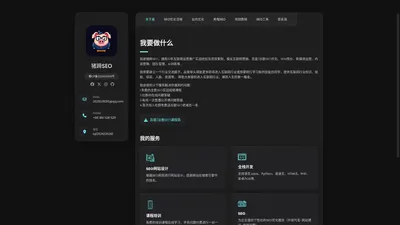 谷歌SEO优化培训_外贸独立站百度SEO运营教程[猪蹄SEO]