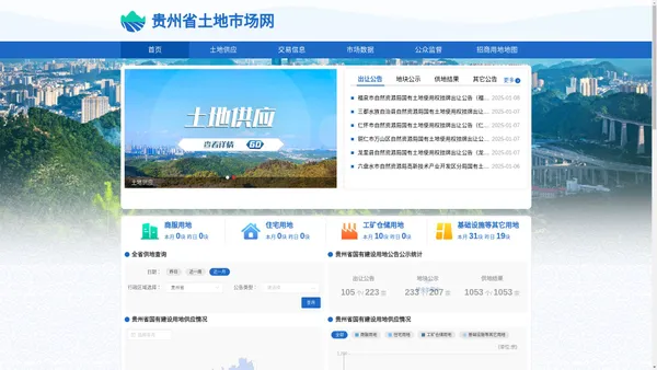 贵州省土地市场网