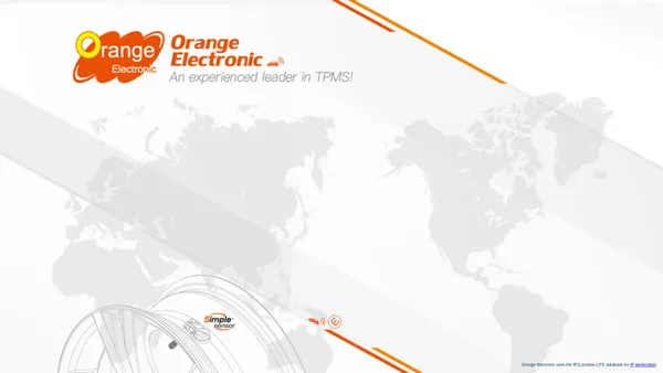 Orange Electronic 橙的電子，TPMS 胎壓監測系統，行車安全，公路防爆胎，環保省油節能