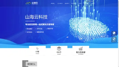 烟台网络公司|网站制作|做网站|app软件开发|定制系统|抖音代运营 - 烟台山海云