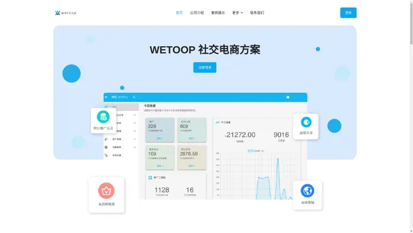 微拓 - WETOOP 社交电商方案商（南宁市微拓软件服务有限公司网站）