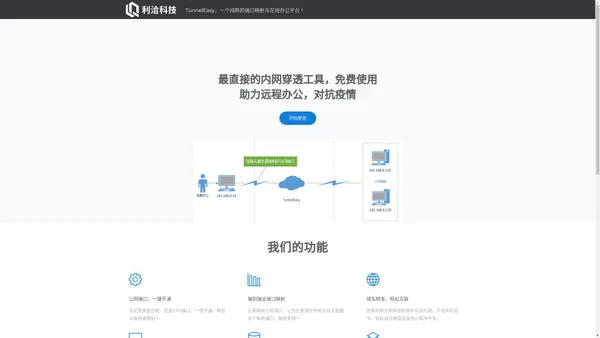TunnelEasy，一个纯粹的端口映射与在线办公平台！
