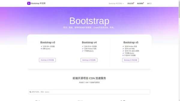 Bootstrap中文网 铂特优选