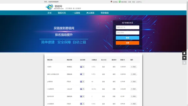 易链网 - 友情链接买卖,友情链接交易平台,买链接,买外链