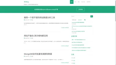 桥'Blog – 一流的执行,三流的创意,激情与情怀同在!