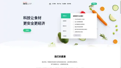 食材供应链管理综合解决方案服务商 - 数才网络 - INFOLOOP