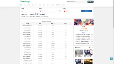 美元兑人民币汇率_美元欧元英镑最新外汇牌价_全球货币之家_二月八 - 货币网