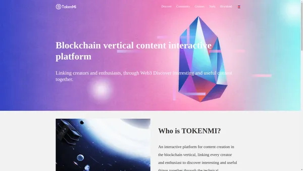 TokenMi-Blockchain strategy interactive community: blockchain knowledge, bitcoin market, mining evaluation, strategy live, currency friends tutorial, project research report 