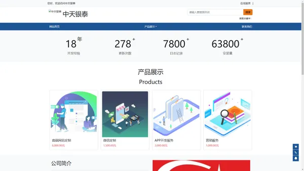 网站建设_企业网站建设__中天银泰